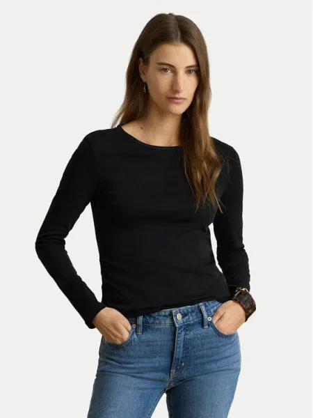 LAUREN RALPH LAUREN Блуза черен