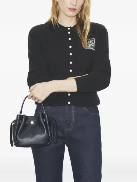 Geantă bucket Tory Burch negru