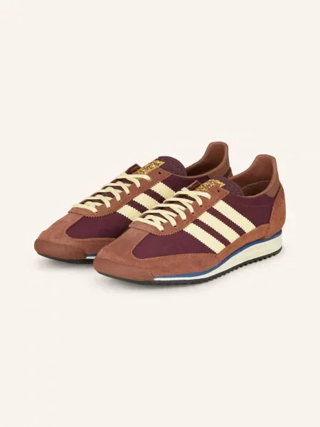 ADIDAS ORIGINALS Tenisky SL slonová kost / kaštanově / vínově červená hnědá