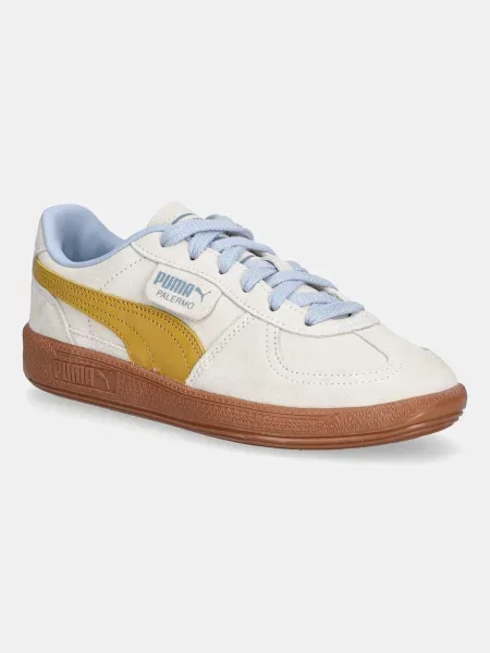 Велурени маратонки Puma Palermo Cobalt Glaze синьо бежово