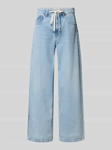 Jeansy z tunelem model BAGGY' Cambio niebieski