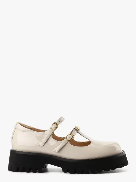 LeBERDES Туфлі Молочний Лакова натуральна шкіра