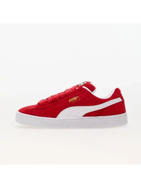 Кожени маратонки Puma Suede XL червено бяло