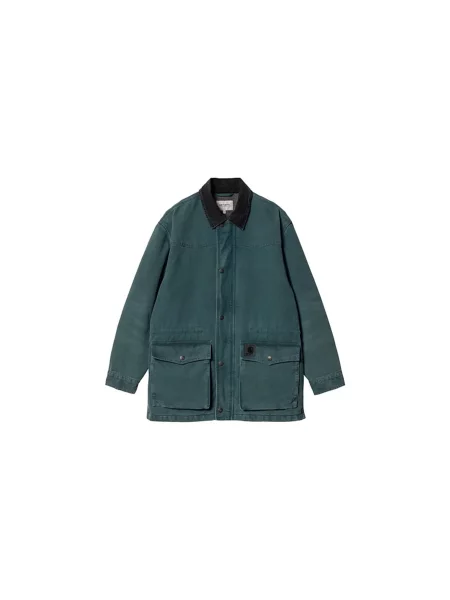 Carhartt WIP OG Santa Fe Coat Deep Lagoon Mężczyźni Kurtki Carhartt WIP Size: XL niebieski