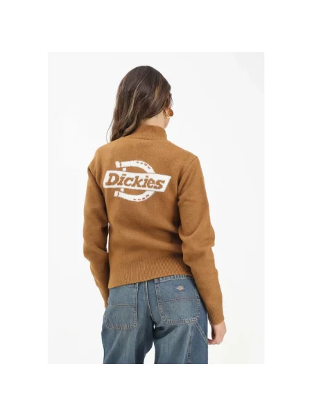 Sweter Dickies wełniany brązowy