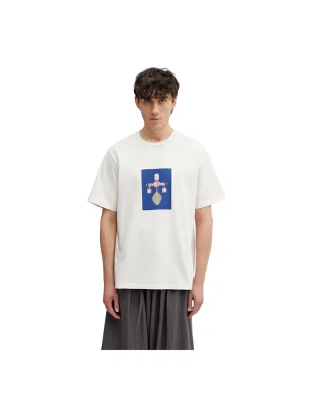 Wales Bonner Compass t-shirt biała