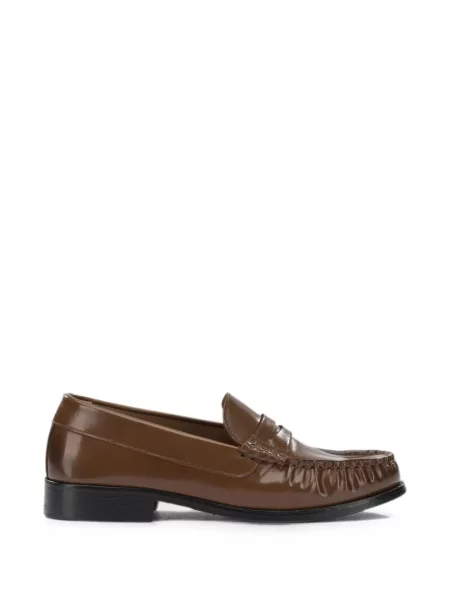 Pantofi loafer Alohas din piele maro