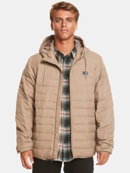 Quiksilver Демісезонна куртка Scaly Hood Jckt бежевий
