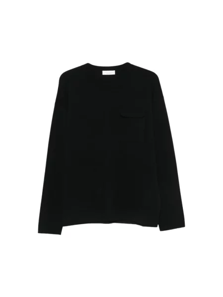 Sweter Roberto Collina wełniany czarny