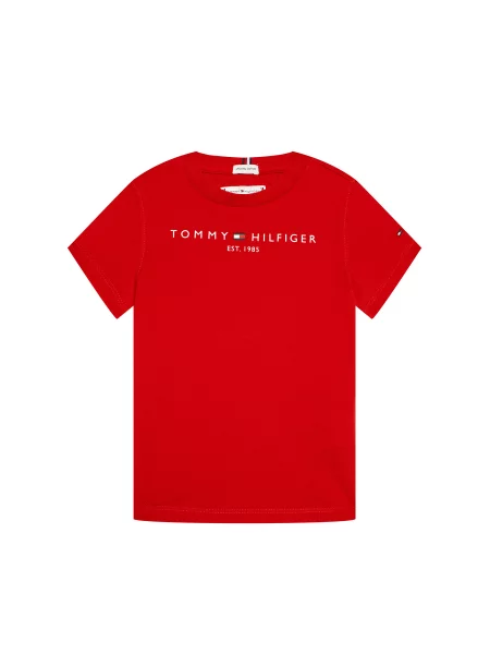 Tommy Hilfiger Marškinėliai Essential raudona