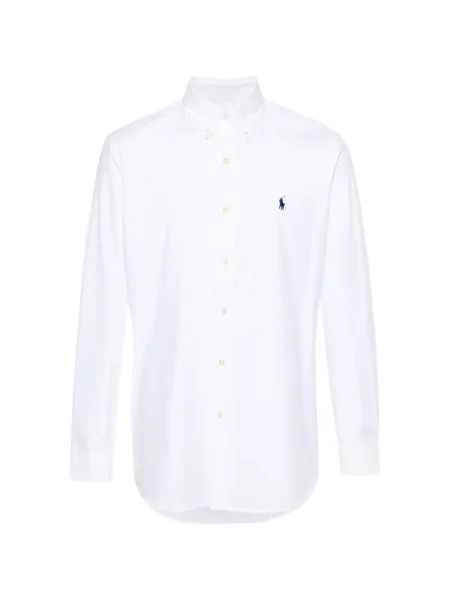 Polo Polo Ralph Lauren με κέντημα με στρογγυλή λαιμόκοψη λευκό