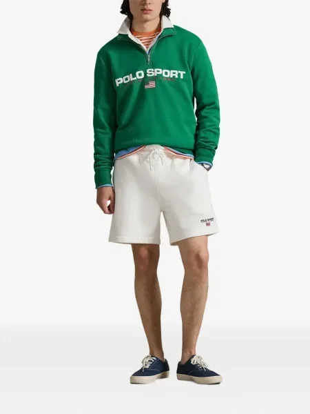 Ριγέ δερμάτινος κάλτσες Polo Ralph Lauren με κορδόνι μαύρο