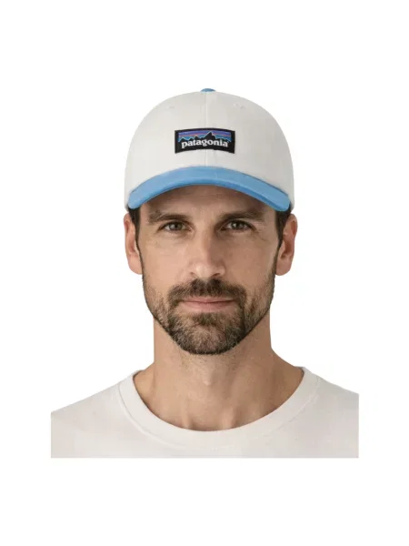 Czapka z daszkiem Patagonia Label Trad birch white w/shore blue biała