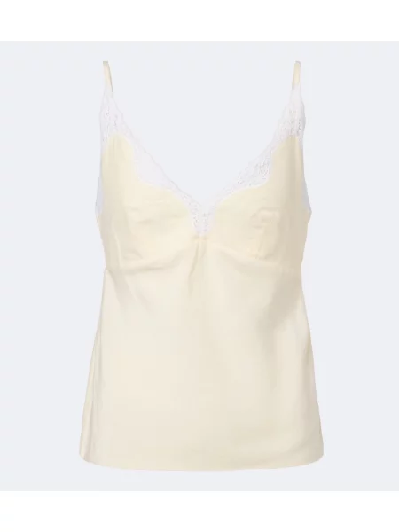 Top Posse cu broderie alb