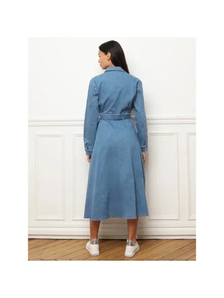 Rochie La Modeuse albastru