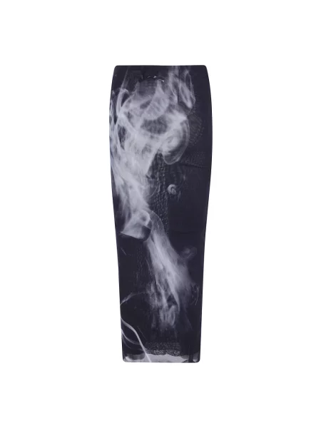 Długa spódnica maxi Jean Paul Gaultier czarna