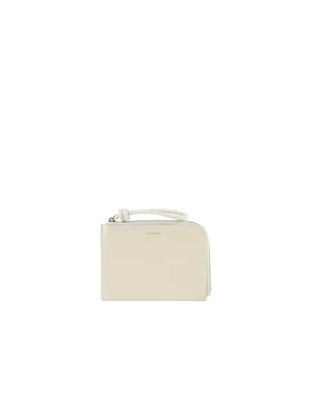 Portfel Jil Sander biały
