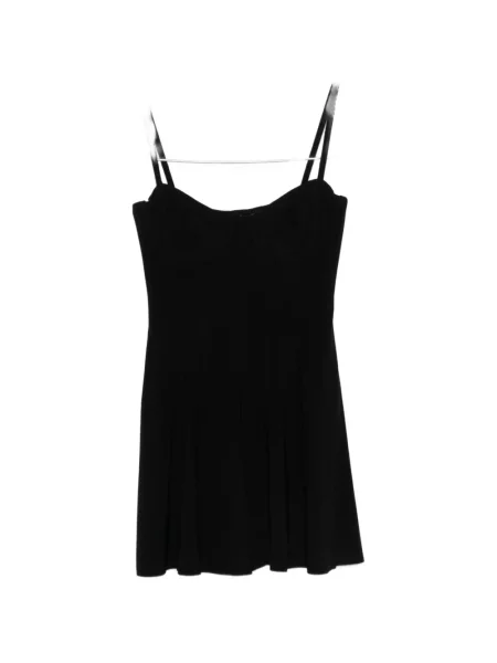 Sukienka mini Norma Kamali na ramiączkach czarna