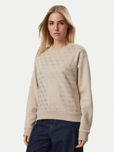 Guess Bluza beżowy