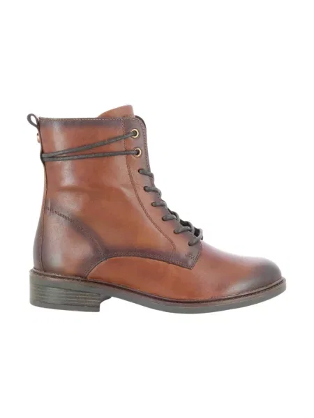 Botki Remonte skórzane brązowe