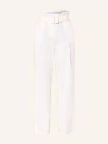 Sportalm Spodnie Typu Paperbag weiss biały