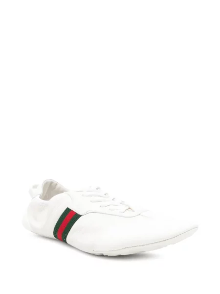 Sneakerși Gucci cu dungi alb