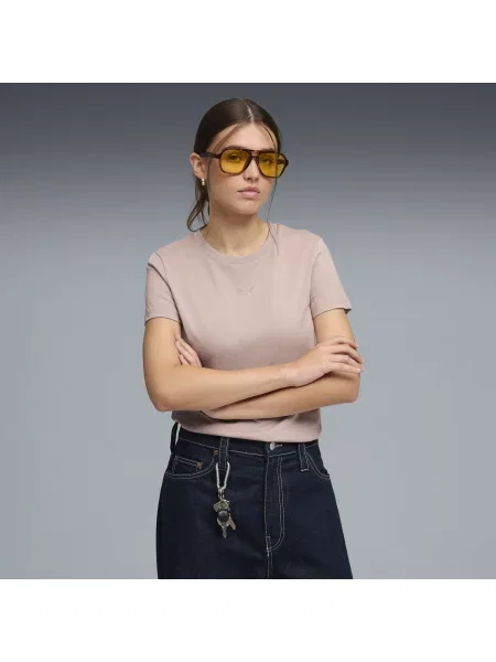 PUMA koszulka Essentials Odzież S beżowy
