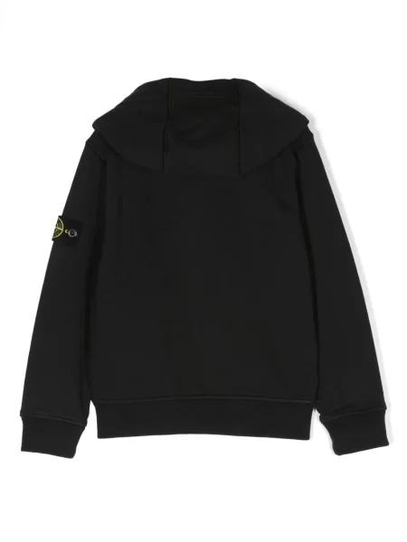 Bluza z kapturem dziecięca Stone Island czarna