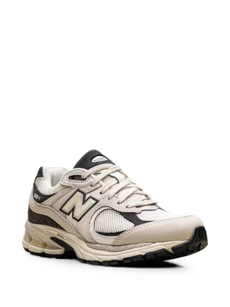 Pantaloni New Balance cu imagine din material terry cu model leopard gri