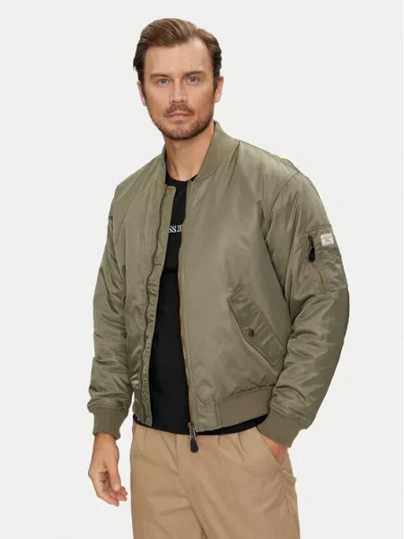 Guess Jeans Bomber dzseki Khaki