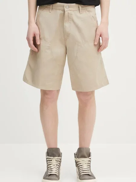 Carhartt WIP pantaloni scurți din Double Knee Short bej