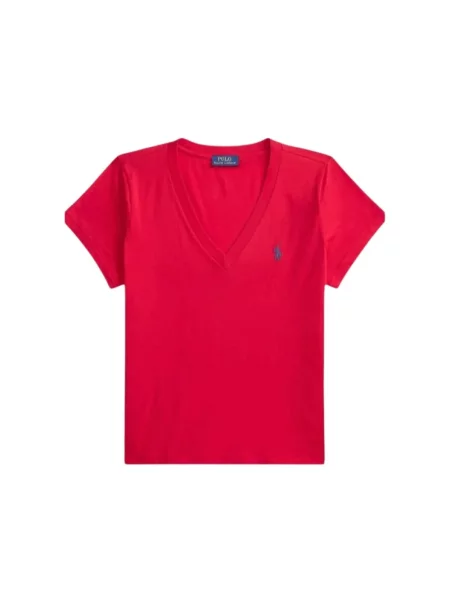 Męski t-shirt o kroju regular fit z czystej bawełny Polo Ralph Lauren czerwona