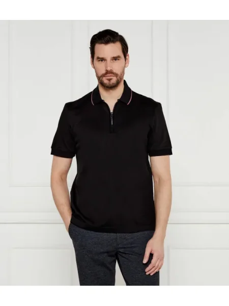 BOSS BLACK Polo H-Paras 59 negru