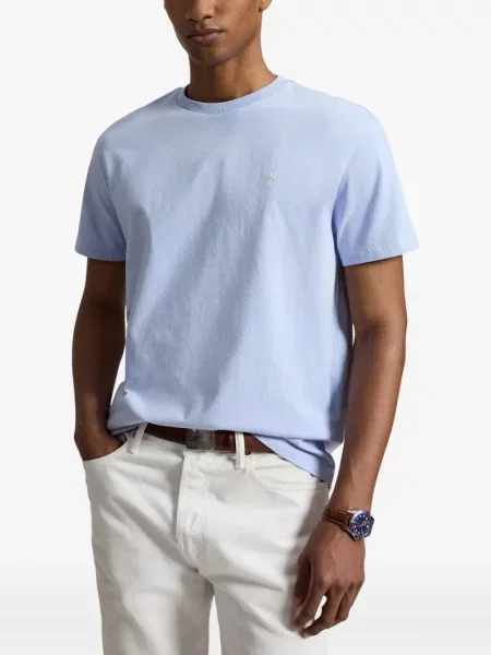 Șosete Polo Ralph Lauren cu model herringbone cu broderie plasă albastru