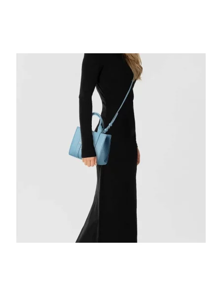 Shopper kabelka Karl Lagerfeld modrá