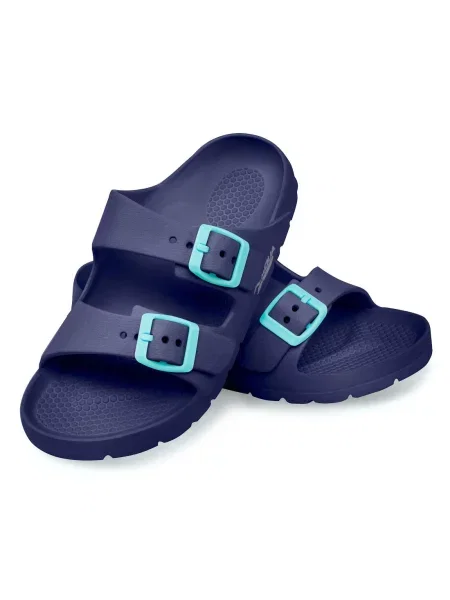 Klapki basenowe sandały dla dzieci Aqua Speed Laredo niebieskie