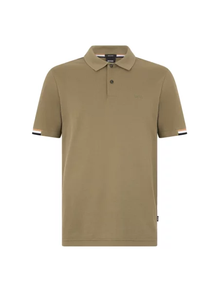 Koszulka polo Boss brązowa