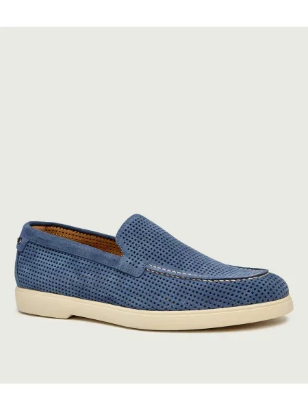 Baldinini Pantofi loafer | piele întoarsă albastru