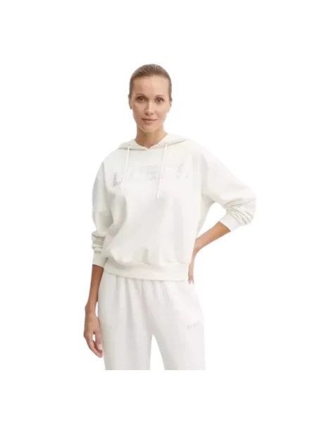 Bluza z kapturem Guess biała