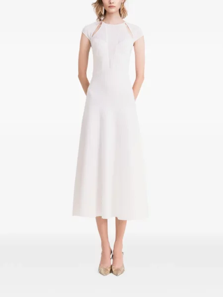 Rochie midi Gemy Maalouf alb