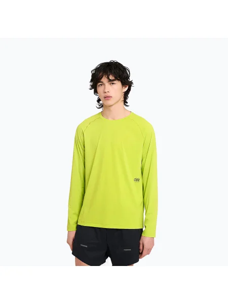 Longsleeve do biegania Ciele Athletics DLY lime green zielony