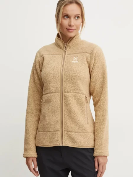 Haglöfs hanorac Mossa Pile neted bej