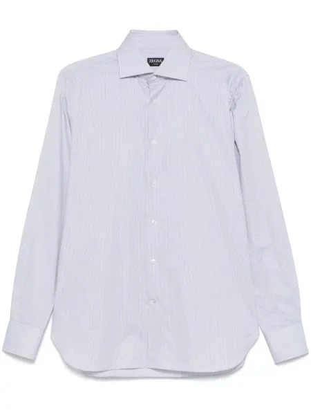 Pruhovaná košile Zegna bílá