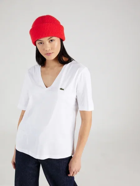 Lacoste Tricou alb