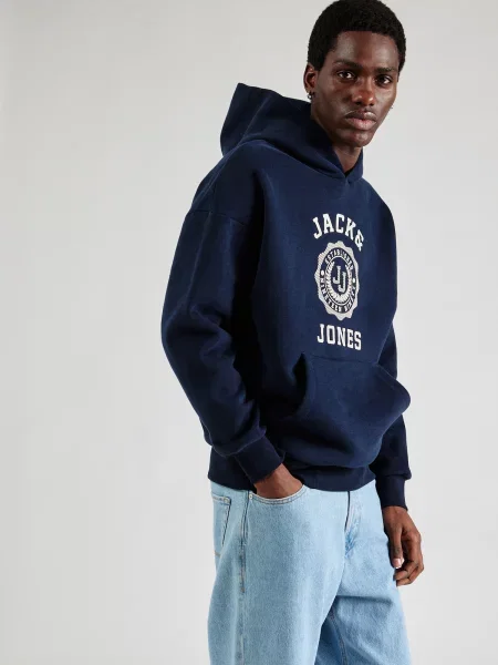 JACK & JONES Mikina JJVICTO námornícka modrá