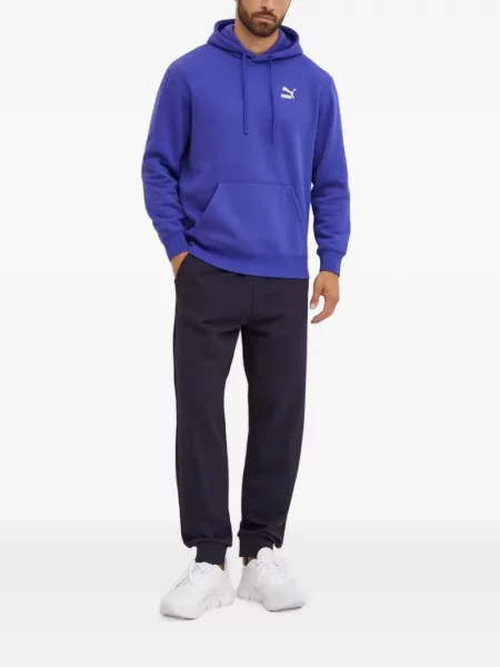 Hanorac cu glugă Puma cu imagine cu cordon albastru