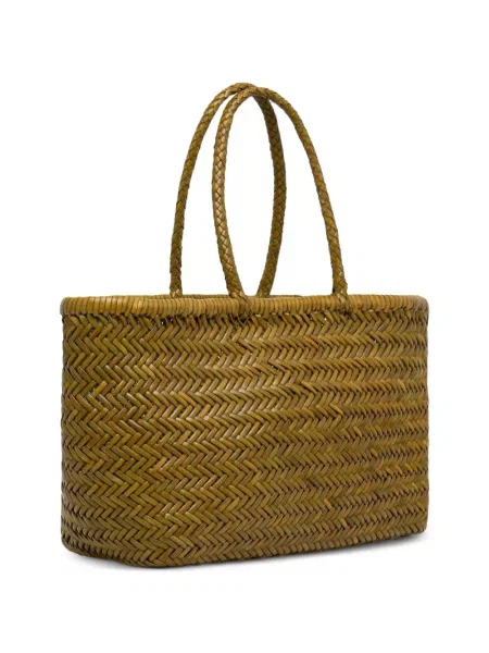 Geantă shopper Dragon Diffusion din piele verde