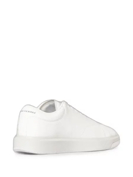 Δερμάτινα sneakers Emporio Armani με σχέδιο λευκό