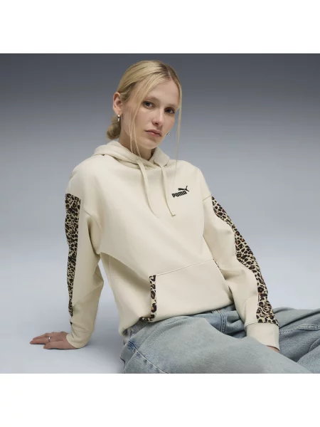 Bluza z kapturem Essentials ze zwierzęcym nadrukiem