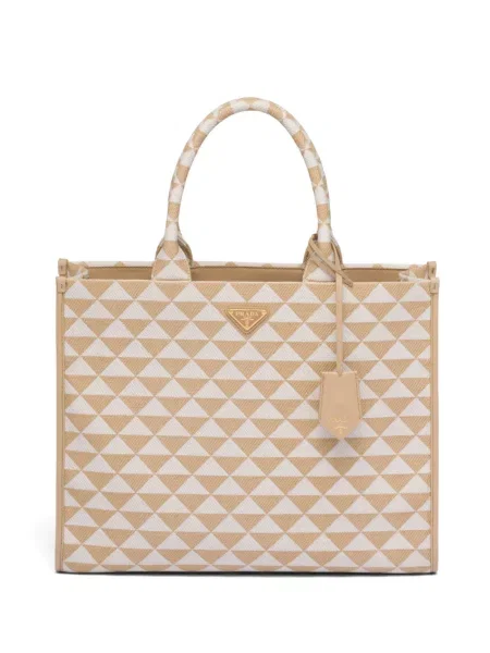 Geantă Prada cu broderie